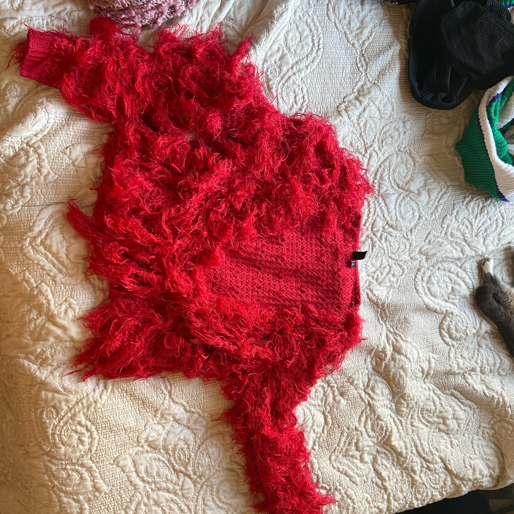Red sweater